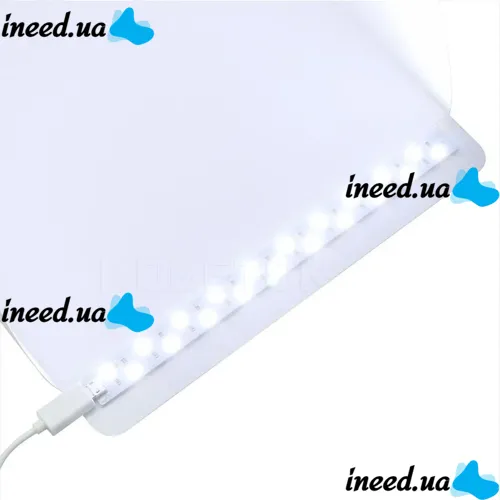 Раскладной фотобокс NJ-0065 с Led-подсветкой 22x22x22 см для предметной съемки, Световой лайтбокс для макросъемки, Мини фотостудия 2 фона
