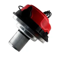 Строительный моющий пылесос Domotec MS-4414 20л, 3000W для сухой и влажной уборки с контейнером, Промышленный контейнерный пылесос Красно-Белый