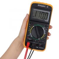 Цифровой профессиональный мультиметр Digital DT9208A тестер вольтметр амперметр с термопарой