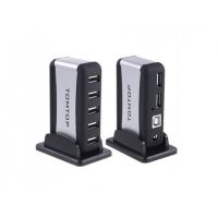 Вертикальный USB хаб HUB 2.0 Tomtop на 7 портов разветвитель удлинитель от сети