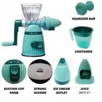 Соковыжималка ручная шнековая Meileyi Manual Juicer MLY-662 2 в 1 с набором насадок