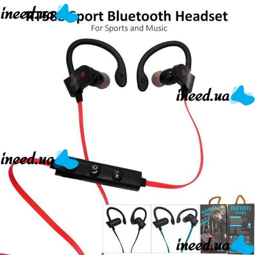 Беспроводные спортивные Bluetooth наушники RT558 BT с креплением на ухо RT-558