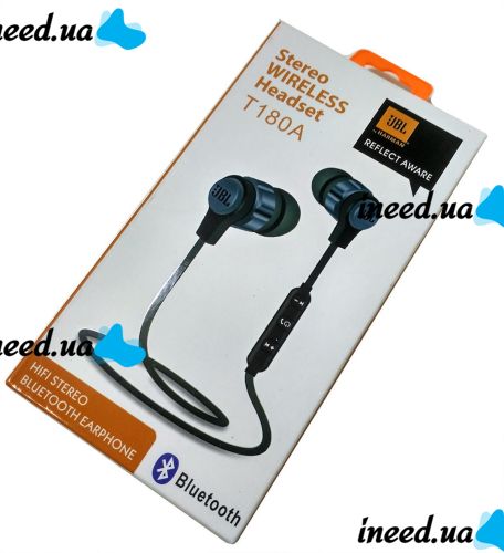 Беспроводные наушники bluetooth T&G T180A Black