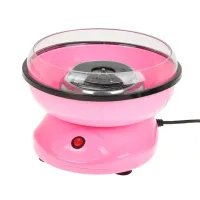 Міні апарат для солодкої вати Cotton Candy Maker GCM-520, Рожевий, Машинка для цукрової вати 500W, солодка вата для дому