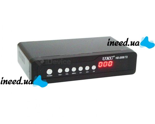 Цифровой эфирный Тюнер T2 UKC HD-2058 в металическом корпусе wi-fi DVB-Т2 ресивер