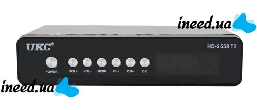 Цифровой эфирный Тюнер T2 UKC HD-2558 в металическом корпусе wi-fi DVB-Т2 ресивер