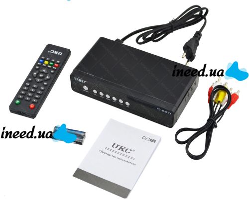 Цифровой эфирный Тюнер T2 UKC HD-2558 в металическом корпусе wi-fi DVB-Т2 ресивер