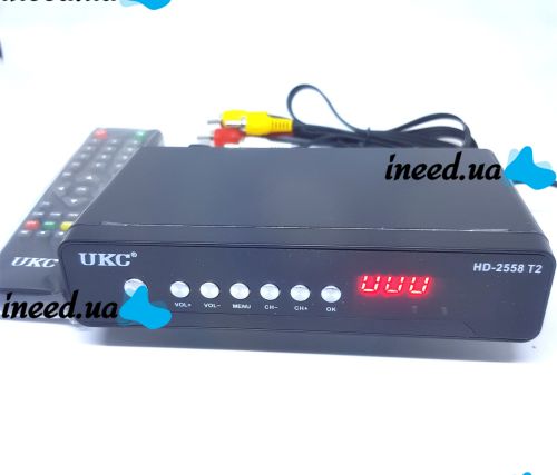 Цифровой эфирный Тюнер T2 UKC HD-2558 в металическом корпусе wi-fi DVB-Т2 ресивер