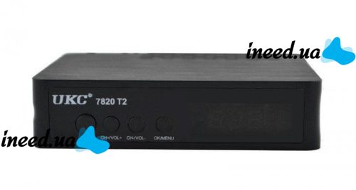 Цифровой эфирный Тюнер T2 UKC 7820 wi-fi DVB-T2 ресивер Т2