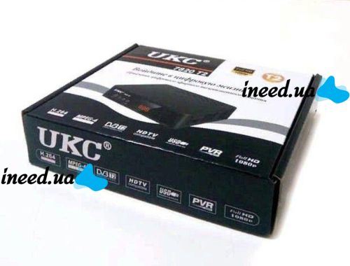 Цифровой эфирный Тюнер T2 UKC 7820 wi-fi DVB-T2 ресивер Т2
