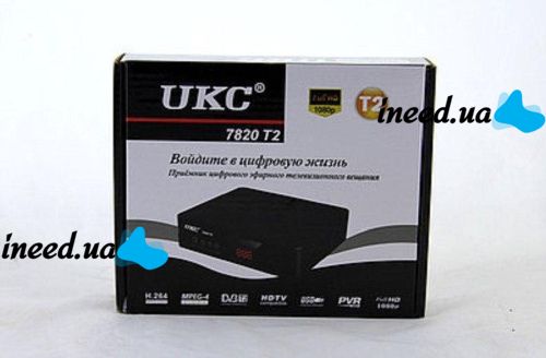 Цифровой эфирный Тюнер T2 UKC 7820 wi-fi DVB-T2 ресивер Т2