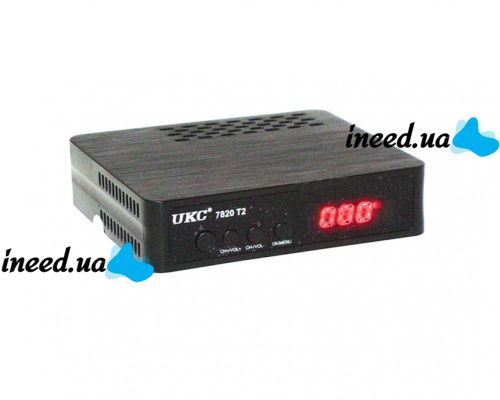Цифровой эфирный Тюнер T2 UKC 7820 wi-fi DVB-T2 ресивер Т2