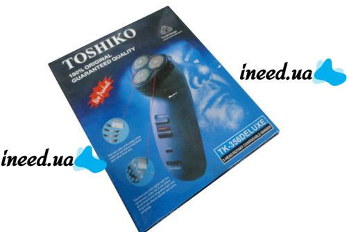 Профессиональная мужская электро бритва-триммер Toshiko TK-356 Deluxe