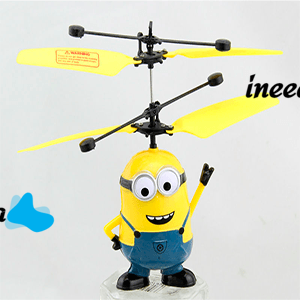 Interactive Toy Flying Minion with Remote control Despicable Me Posinaki minion