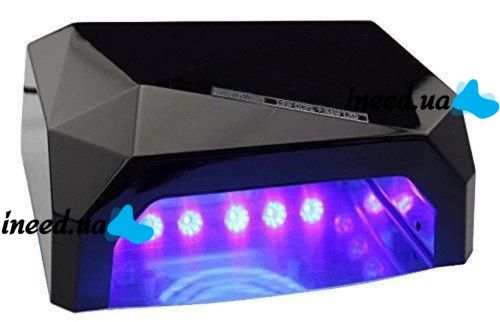 УФ Лампа Beauty Nail D-058 CCFL + LED 36W с UV таймером для сушки и наращивания ногтей 36вт