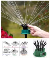Спринклерний зрошувач насадка на шланг для поливу 12 в 1 розумна система Multifunctional Sprinkler Fresh Garden розпилювач дощуватель 360 градусів 