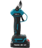 Makita 2 in 1 Power Tool Set DUP270 cordless Pruner and DUC190HN 24V chain saw, a set of Makita tools 2 batteries in a case