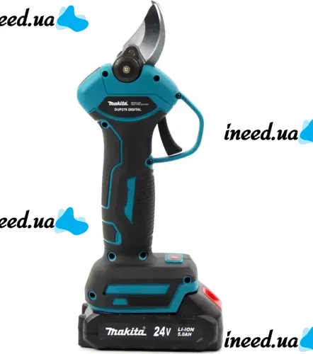 Makita 2 in 1 Power Tool Set DUP270 cordless Pruner and DUC190HN 24V chain saw, a set of Makita tools 2 batteries in a case