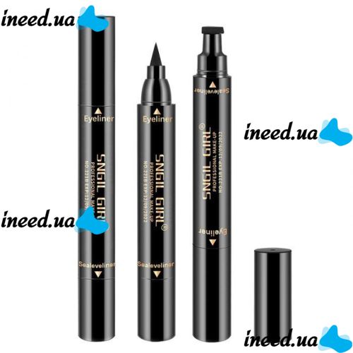 Водостойкая двусторонняя подводка для глаз B.O.L.D Snail Girl Eyeliner 221A/221B штамп для стрелки Handaiyan BOLD