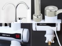 Цифровой проточный водонагреватель Delimano Pro с LED дисплеем