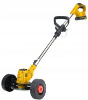 Набор электроинструментов DeWalt аккумуляторная газонокосилка триммер DCMST156N с колесами, Цепная пила DCM160N 2 аккумулятора для травы и кустов