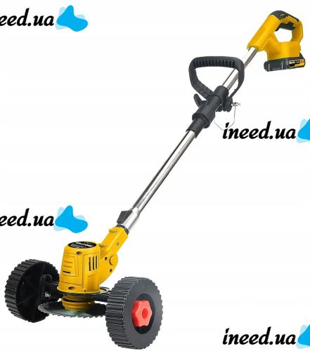 Набор электроинструментов DeWalt аккумуляторная газонокосилка триммер DCMST156N с колесами, Цепная пила DCM160N 2 аккумулятора для травы и кустов