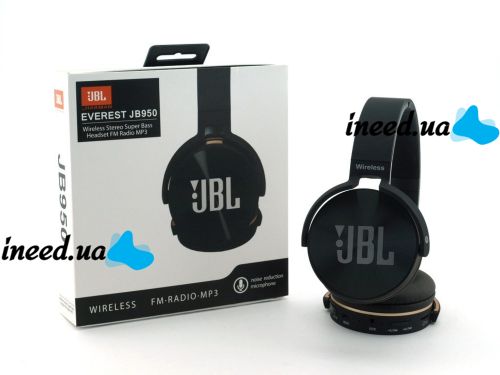 Wireless Bluetooth Headphones T&G JB950 microSD Black