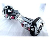 Гироскутер гироборд Smart Balance Wheel Transformers с пультом Bluetooth 8" Graffiti Граффити черепа