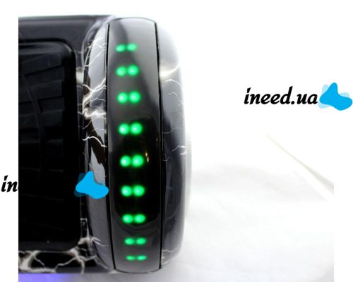 Гироскутер гироборд Smart Balance Wheel 6.5" A3 с автобалансом и пультом Bluetooth Цветная молния