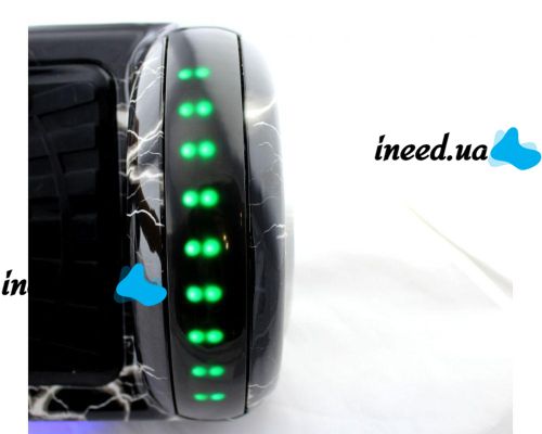 Гироскутер гироборд Smart Balance Wheel 6.5" A3 с автобалансом и пультом Bluetooth Kosmos Синий космос