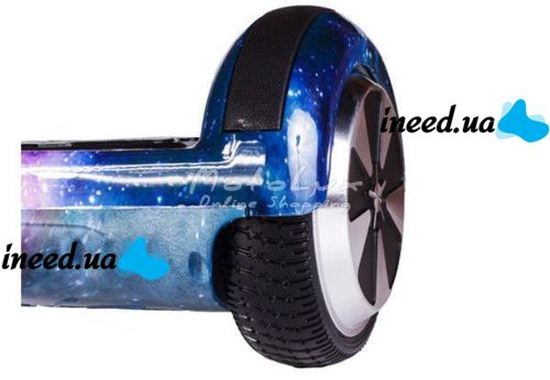 Гироскутер гироборд Smart Balance Wheel 6.5" A3 с автобалансом и пультом Bluetooth Kosmos Синий космос