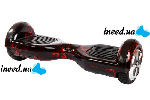 Гироскутер гироборд Smart Balance Wheel 6.5" A3 с автобалансом и пультом Bluetooth Красная молния