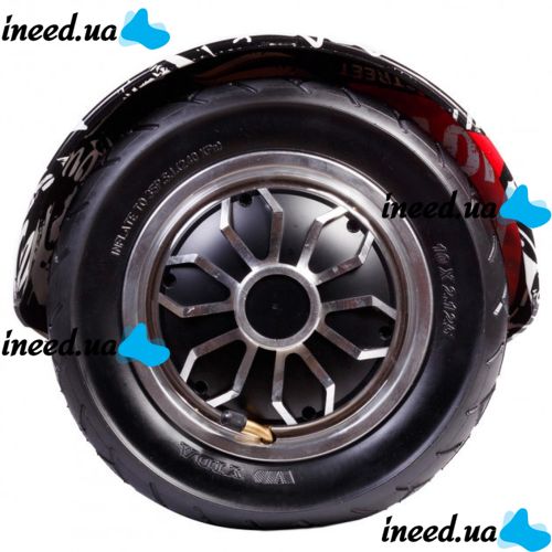 Гироскутер гироборд Smart Balance Wheel 10" i10 с автобалансом и пультом Bluetooth Pirates Граффити Пираты