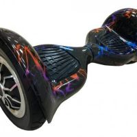 Гироскутер гироборд Smart Balance Wheel 10" i10 с автобалансом и пультом Bluetooth Цветная молния