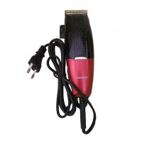 Профессиональная проводная машинка для стрижки волос Gemei GM-807 9W с 4 съемными насадками, Мужской триммер 4 насадки GM807 от сети 9Вт Черная