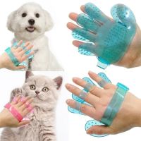 Силіконова щітка для миття тварин Pet Wash Brush, рукавичка для купання собак і котів