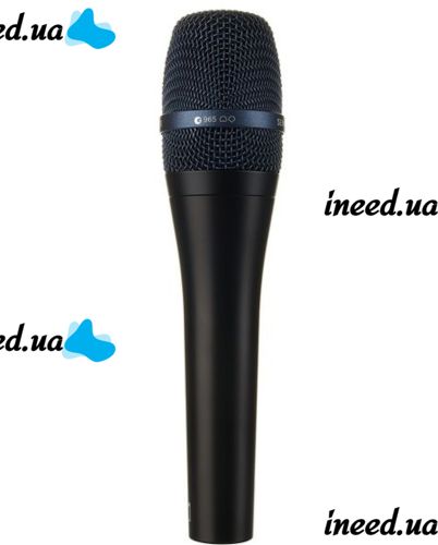 Ручной проводной микрофон Sennheiser Evolution E965 для пения, Вокальный однонаправленный конденсаторный микрофон для записи и караоке Черный