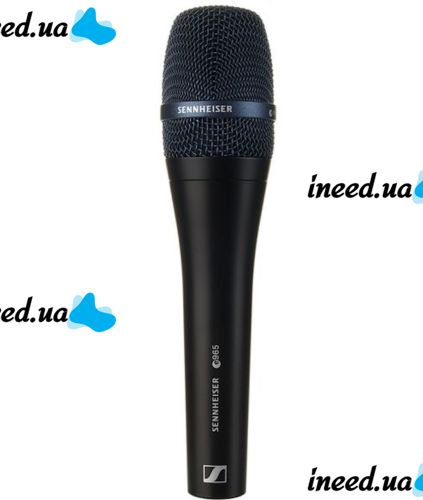 Ручной проводной микрофон Sennheiser Evolution E965 для пения, Вокальный однонаправленный конденсаторный микрофон для записи и караоке Черный