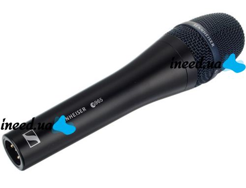 Ручной проводной микрофон Sennheiser Evolution E965 для пения, Вокальный однонаправленный конденсаторный микрофон для записи и караоке Черный