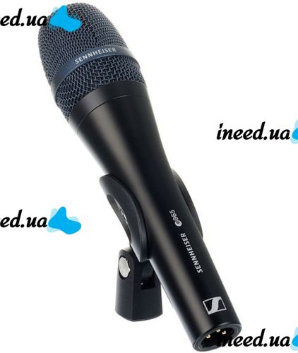 Ручной проводной микрофон Sennheiser Evolution E965 для пения, Вокальный однонаправленный конденсаторный микрофон для записи и караоке Черный