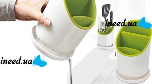 Универсальная подставка для кухонных приборов, принадлежностей Cutlery Drainer and Organizer