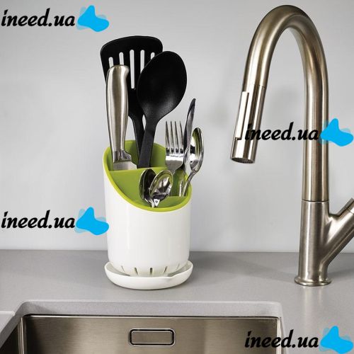 Универсальная подставка для кухонных приборов, принадлежностей Cutlery Drainer and Organizer