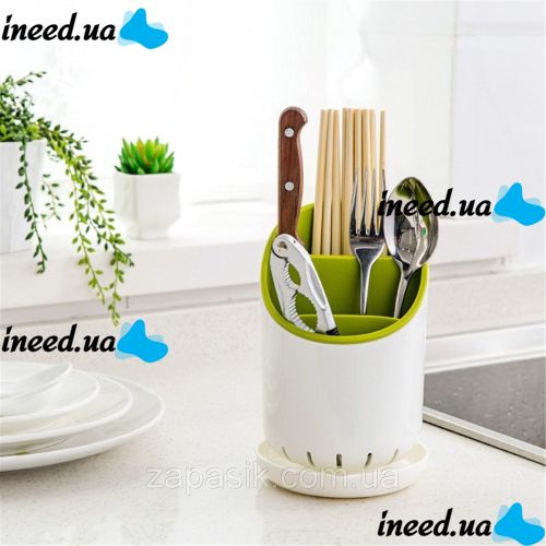 Универсальная подставка для кухонных приборов, принадлежностей Cutlery Drainer and Organizer