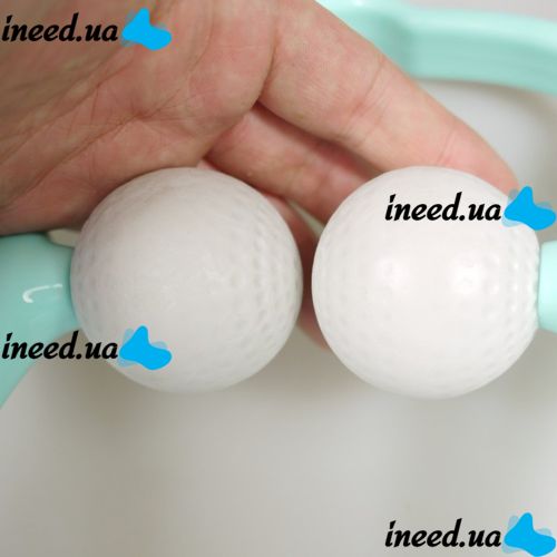 Ручной роликовый массажер для шеи Hexiang Neck Massager для снятия усталости и напряжения