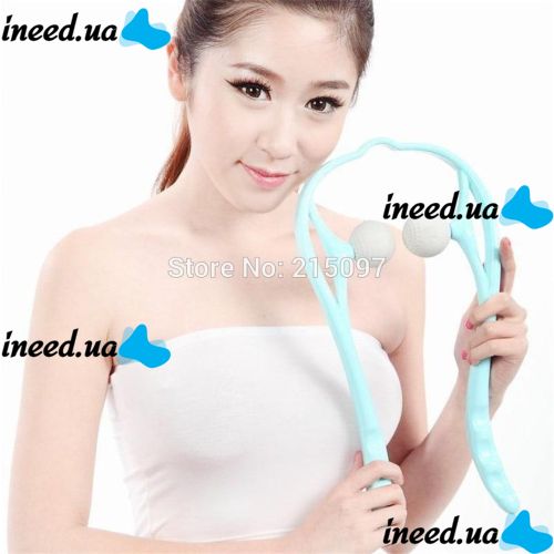 Ручной роликовый массажер для шеи Hexiang Neck Massager для снятия усталости и напряжения