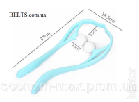 Ручной роликовый массажер для шеи Hexiang Neck Massager для снятия усталости и напряжения