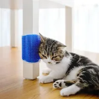 Массажная щетка-чесалка для кошек Hagen Catit Self Groomer для груминга Угловая щетка чесалка для котов и собак Игрушка для животных для самогруминга