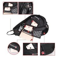 Городской рюкзак через плечо SwissGear Sling 0078 Black