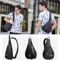Городской рюкзак через плечо SwissGear Sling 0078 Black