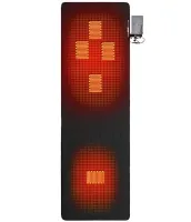 Прямоугольный коврик подстилка Folem K1 56702 с подогревом для дивана и спального мешка Грелка 160x80 см 3 режима работы от USB Power Bank в чехле
